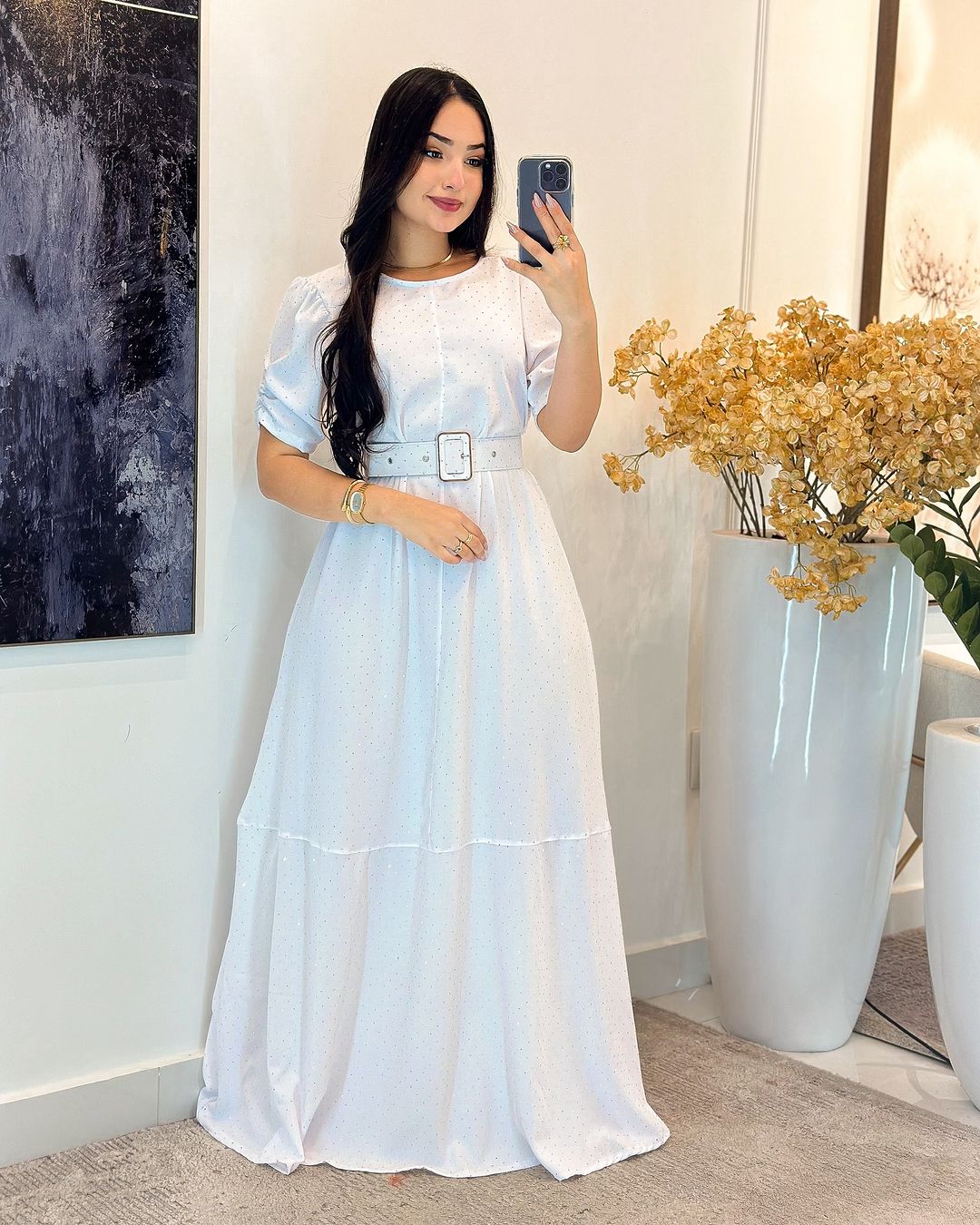 Vestido Duna Cravejado